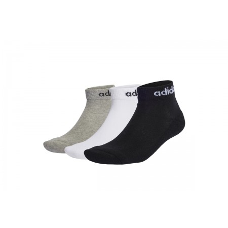 Adidas Performance Linear Κάλτσες Μέχρι τον Αστράγαλο 3 Τεμάχια