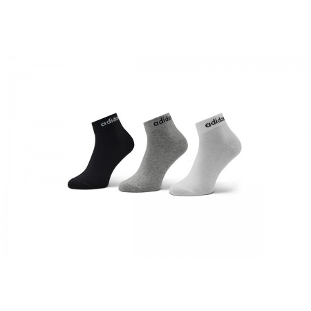 Adidas Performance Think Linear Κάλτσες μέχρι τον Αστράγαλο 3 Τεμάχια
