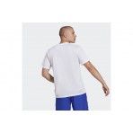 Adidas Performance Train Essentials Ανδρική Κοντομάνικη Μπλούζα Λευκή