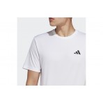 Adidas Performance Train Essentials Ανδρική Κοντομάνικη Μπλούζα Λευκή