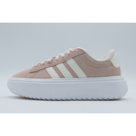 Adidas Performance Grand Court Platform Sneakers Σομόν, Λευκά
