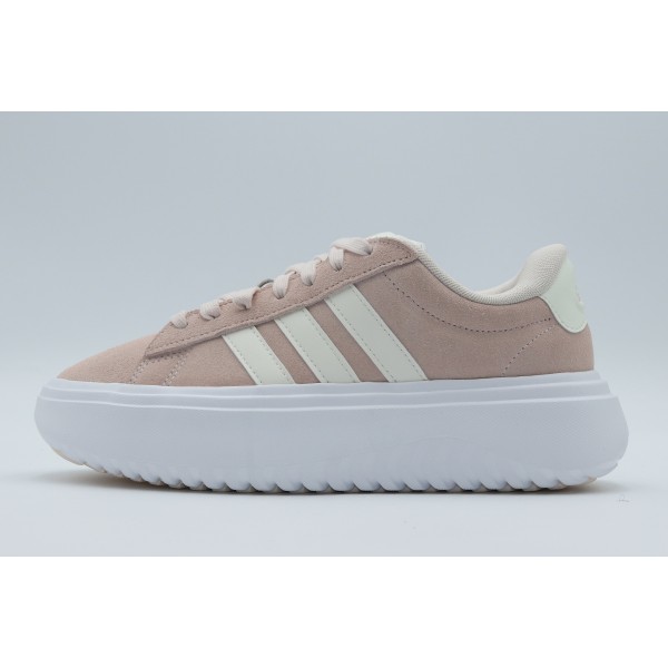Adidas Performance Grand Court Platform Suede Sneakers (IE1104)