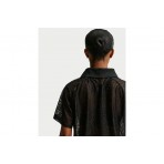 Nike Sportswear Loose Lace Jersey Γυναικείο Κοντομάνικο T-Shirt Polo Μαύρο