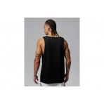 Jordan Sport Reversible Ανδρική Αμάνικη Μπλούζα Μαύρη, Λευκή
