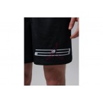Jordan Dri-FIT Mesh Graphic Ανδρικό Μπασκετικό Σορτς Μαύρο, Λευκό