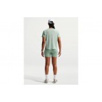 Nike Tempo High-Waisted Γυναικείο Κοντό Κολάν Φυστικί