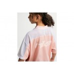 Nike Sportswear Dri-FIT Παιδικό Jersey T-Shirt Σομόν, Λευκό