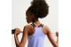 Nike Pro Dri-FΙΤ Γυναικεία Αμάνικη Μπλούζα Λεβάντα, Μαύρη, Λευκή