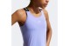 Nike Pro Dri-FΙΤ Γυναικεία Αμάνικη Μπλούζα Λεβάντα, Μαύρη, Λευκή