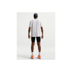 Nike Miler Dri-FIT Ανδρικό Κοντομάνικο T-Shirt Λευκό, Γκρι