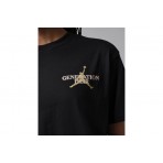 Jordan Sport Dri-FIT Graphic Γυναικείο Κοντομάνικο T-Shirt Μαύρο, Χρυσό