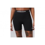 Jordan Sport Essentials Dri-FIT High-Waisted Γυναικείο Κοντό Κολάν Μαύρο, Λευκό
