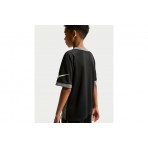 Nike Multi Dri-FIT Παιδικό Κοντομάνικο T-Shirt Μαύρο, Γκρι, Λευκό