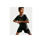 Nike Multi Dri-FIT Παιδικό Κοντομάνικο T-Shirt Μαύρο, Γκρι, Λευκό