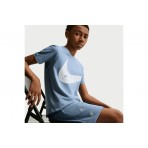 Nike Sportswear Club French Terry Παιδική Αθλητική Βερμούδα Σιέλ, Εκρού