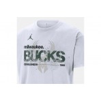Jordan Milwaukee Bucks Courtside 85 Nba Statement T-Shirt Ανδρικό (IF4529 100)
