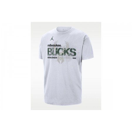 Jordan Milwaukee Bucks Courtside 85 Nba Statement T-Shirt Ανδρικό 