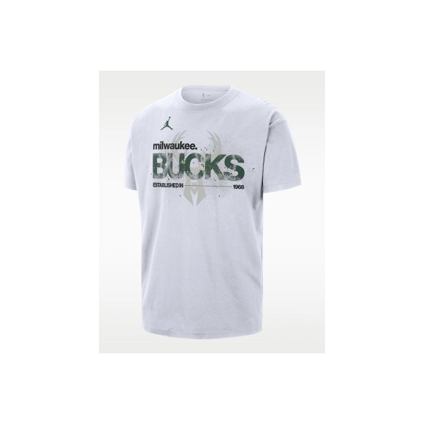 Jordan Milwaukee Bucks Courtside 85 Nba Statement T-Shirt Ανδρικό (IF4529 100)