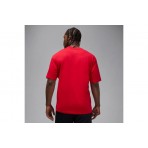 Jordan Wings Photo Ανδρικό Κοντομάνικο T-Shirt Κόκκινο