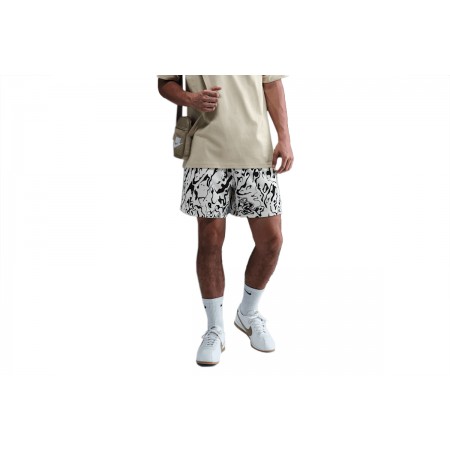Nike Sportswear Club Mesh Ανδρικό Αθλητικό Σορτς Εκρού, Μαύρο