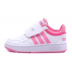 Adidas Performance Hoops 3.0 CF Βρεφικά Sneakers Λευκά, Ροζ