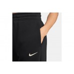 Nike Sportswear Phoenix Fleece Γυναικείο Παντελόνι Φόρμας Μαύρο