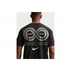 Nike Training Ανδρικό Κοντομάνικο T-Shirt Μαύρο