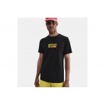 Nike Dri-FIT Running Ανδρικό Κοντομάνικο T-Shirt Μαύρο