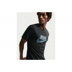 Nike Dri-FΙΤ Ανδρικό Κοντομάνικο T-Shirt Μαύρο, Φυστικί