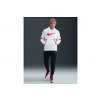 Nike Sportswear Club Fleece Ανδρικό Φούτερ με Κουκούλα Λευκό, Κόκκινο