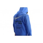 Nike Sportswear Club Fleece Παιδικό Φούτερ με Κουκούλα Μπλε