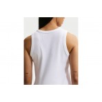Nike Sportswear Tight Ribbed Γυναικεία Αμάνικη Μπλούζα Λευκή