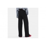 Nike Sportswear Wide-Leg Γυναικείο Παντελόνι Φόρμας Μαύρο