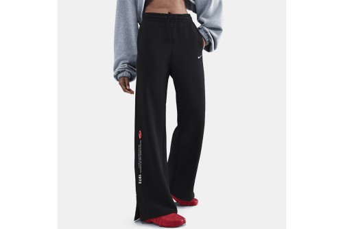Nike Sportswear Wide-Leg Παντελόνι Φόρμας Γυναικείο (IH8482 010)
