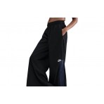 Nike Sportswear Wide-Leg Woven Γυναικείο Παντελόνι Φόρμας Μαύρο, Μπλε
