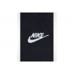 Nike Everyday Elevated No-Show Κάλτσες κάτω από τον Αστράγαλο Μαύρες 3 Ζευγάρια