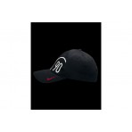 Nike Club Unstructured Cap Καπέλο Strapback Μαύρο, Λευκό