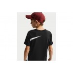 Nike Sportswear Club Παιδικό Κοντομάνικο T-Shirt Μαύρο, Λευκό