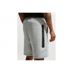 Nike Tech Fleece Ανδρική Αθλητική Βερμούδα Γκρι
