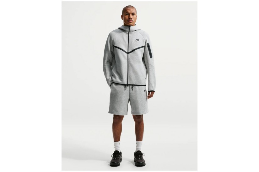 Nike Tech Fleece Ανδρική Αθλητική Βερμούδα Γκρι