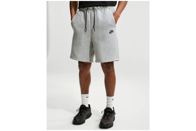Nike Tech Fleece Ανδρική Αθλητική Βερμούδα Γκρι