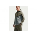 Nike Tech Fleece Ανδρική Αθλητική Βερμούδα Λαδί