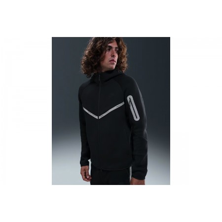 Nike Tech Fleece Windrunner Reflec Ανδρική Ζακέτα με Κουκούλα