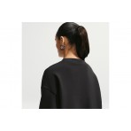 Nike Studio Fleece Oversized Μπλούζα Με Λαιμόκοψη Γυναικεία (IM8082 001)