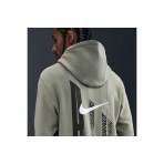 Nike Air Ανδρικό Φούτερ με Κουκούλα Λαδί