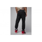 Jordan Jumpman Fleece Ανδρικό Παντελόνι Φόρμας Μαύρο