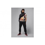 Jordan Jumpman Fleece Ανδρικό Παντελόνι Φόρμας Μαύρο