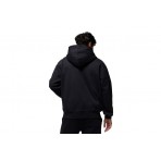 Jordan Jumpman Fleece Ανδρικό Φούτερ με Κουκούλα Μαύρο