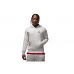 Jordan Jumpman Fleece Ανδρικό Φούτερ με Κουκούλα Γκρι Ανοιχτό