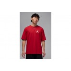 Jordan Jumpman Ανδρικό Κοντομάνικο T-Shirt Κόκκινο